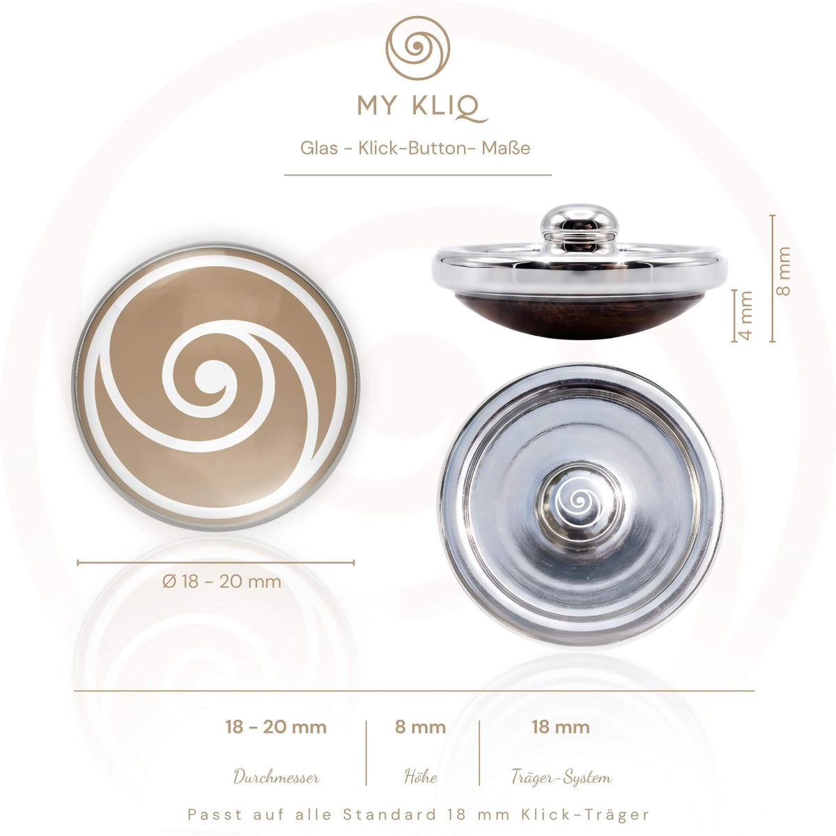 Glas-KLIQ „Geisterstunde“ | Halloween Kollektion (18mm)