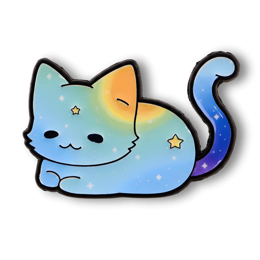Galaxy Cat KLIQ „Nachthimmel“ | MY KLIQ Emaille (18mm)