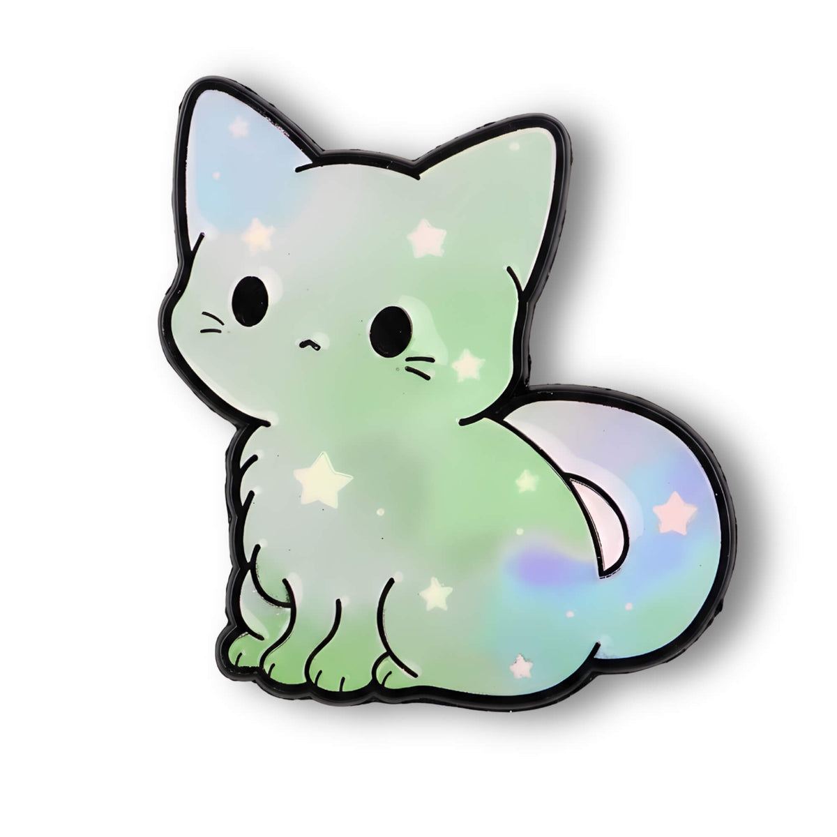 Galaxy Cat KLIQ „Smaragdnebel“ | MY KLIQ Emaille (18mm)