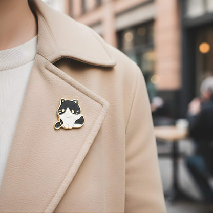Mochi Cat KLIQ „Oreo“ | MY KLIQ Emaille (18mm)